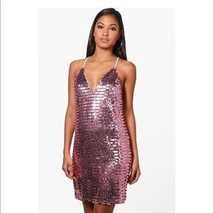 Boohoo Boutique Evelyn Sequin Bodycon Dress